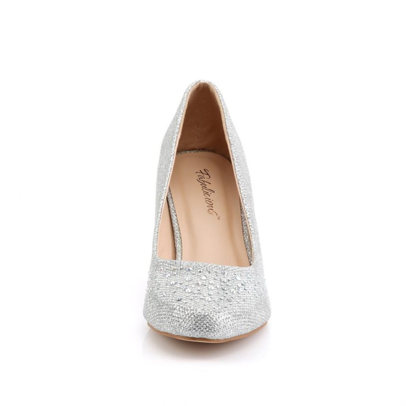 Pleaser Doris-06 Women's Pumps Silver | NZ QSEMAC
