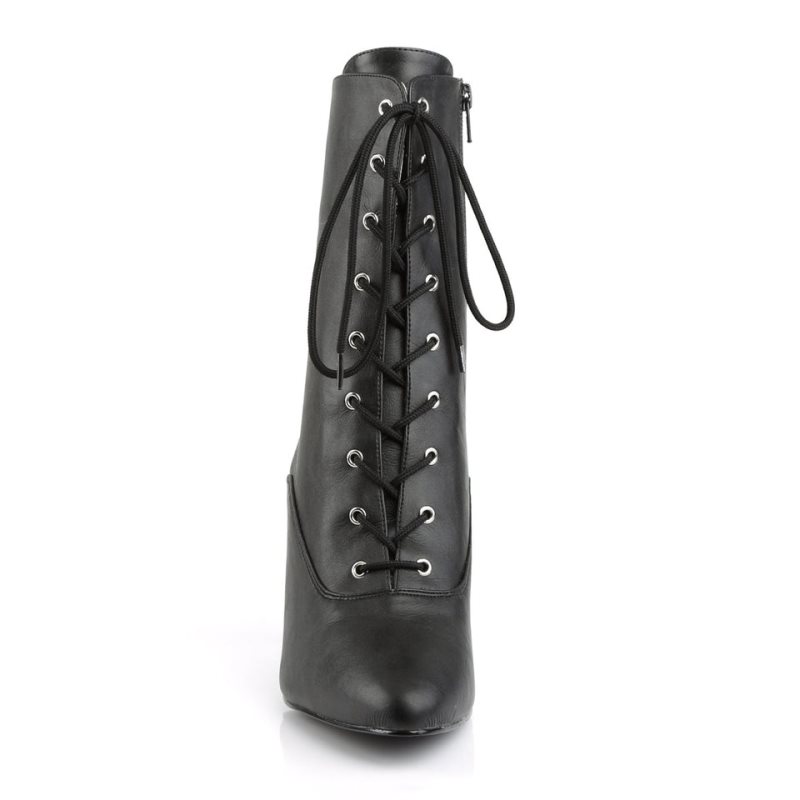 Pleaser Dream-1020 Vegan Leather Women's Heels Boots Black | NZ WJSQTV