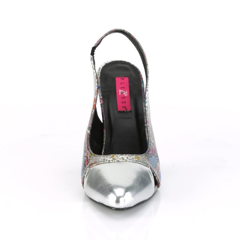 Pleaser Dream-405 Women's Pumps Multicolor / Silver | NZ LXPAYR