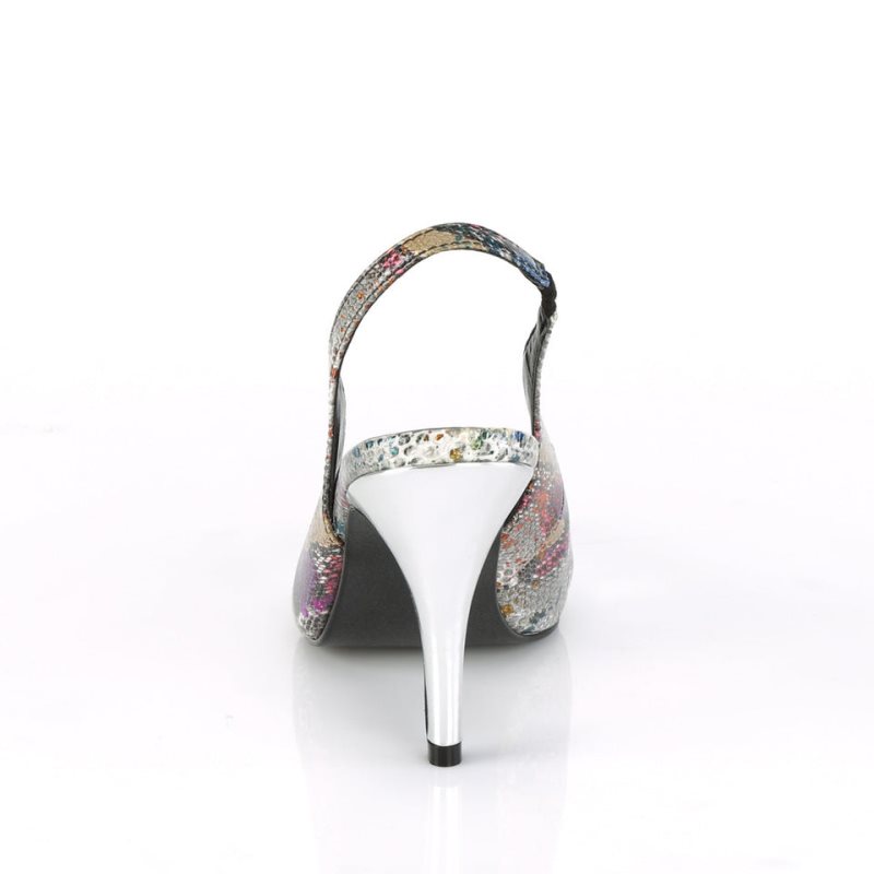 Pleaser Dream-405 Women's Pumps Multicolor / Silver | NZ LXPAYR