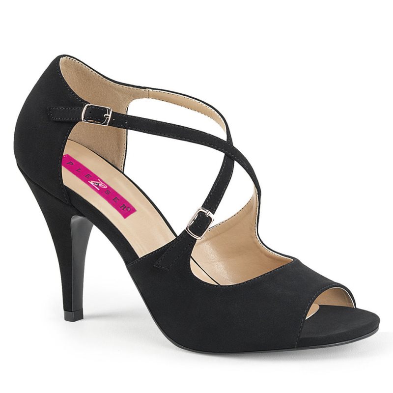 Pleaser Dream-412 Women\'s Heels Sandals Black | NZ URHLPO