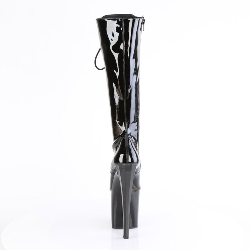 Pleaser Enchant-2023 Women's Knee-high Boots Black | NZ QUKSET