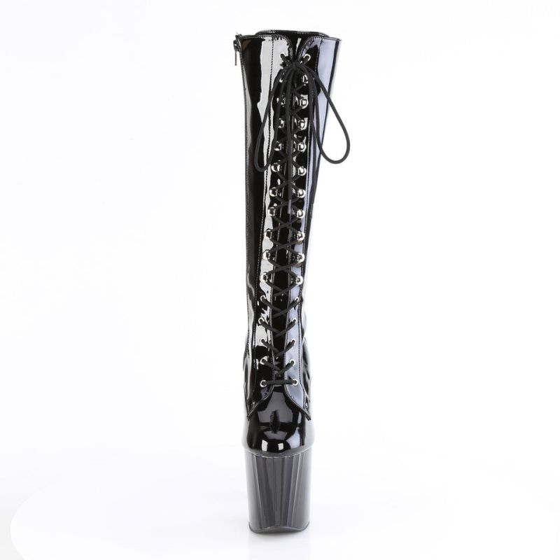 Pleaser Enchant-2023 Women's Knee-high Boots Black | NZ QUKSET
