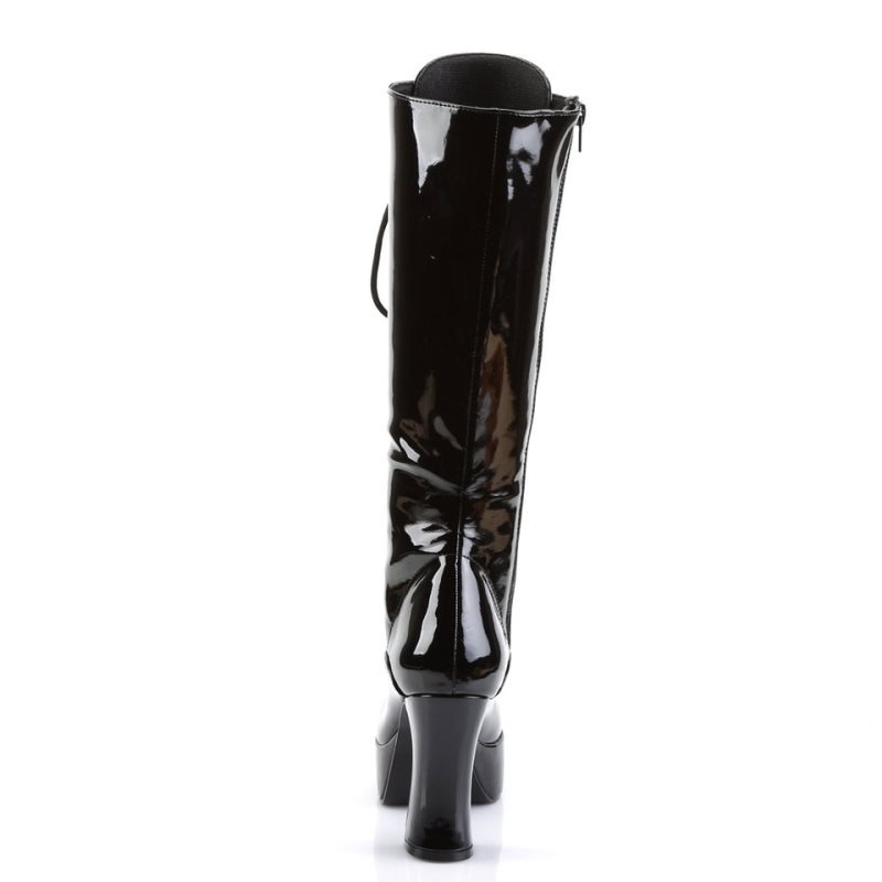 Pleaser Exotica-2020 Women's Knee-high Boots Black | NZ LWFNSY