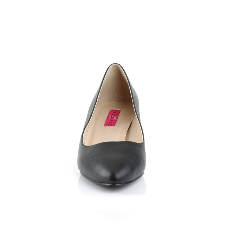 Pleaser Fab-420 Vegan Leather Women's Pumps Black | NZ NWTVPY