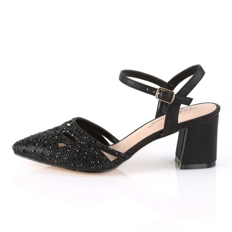 Pleaser Faye-06 Women's Pumps Black | NZ CRTYDM