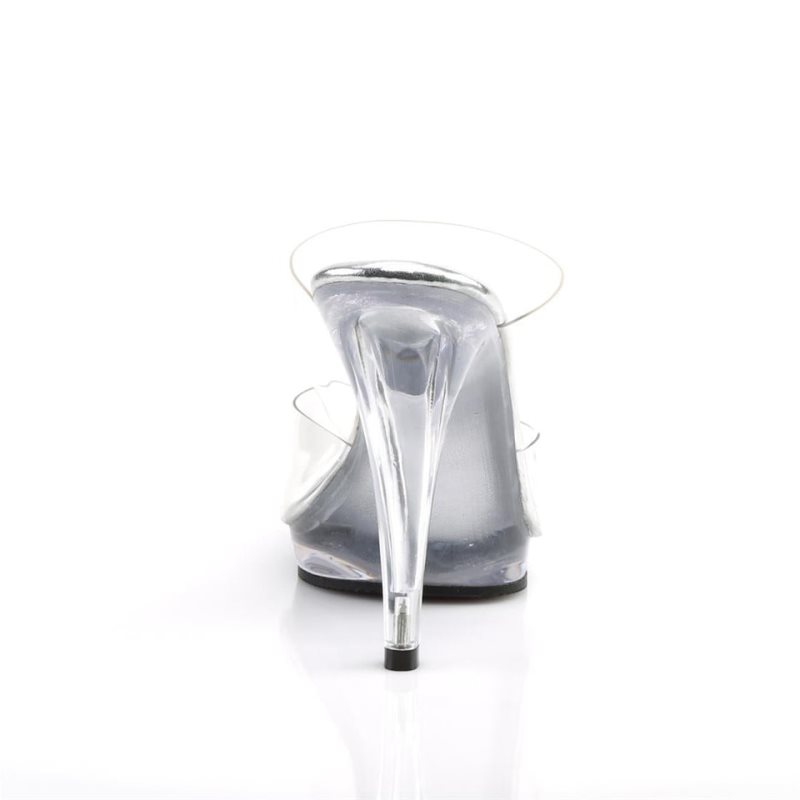 Pleaser Flair-402 Women's Heels Sandals Clear | NZ JKUPZW