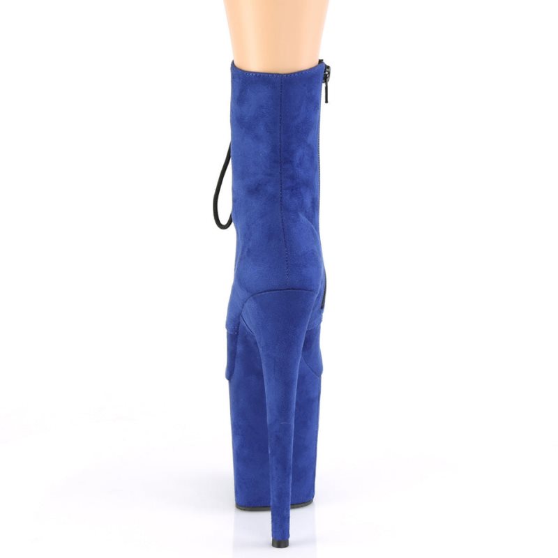 Pleaser Flamingo-1020FS Women's Heels Boots Blue | NZ ZAMDJF
