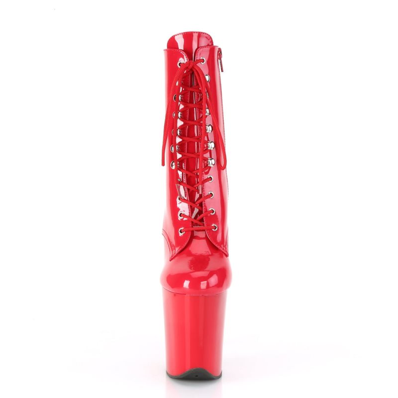 Pleaser Flamingo-1020 Women's Heels Boots Red | NZ MIALQB