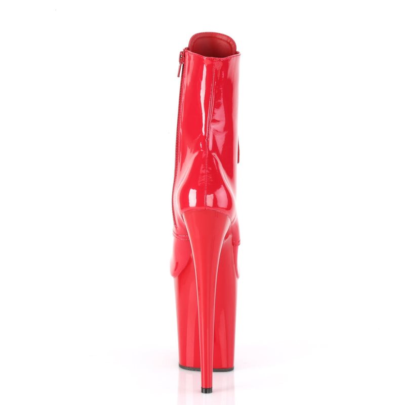 Pleaser Flamingo-1020 Women's Heels Boots Red | NZ MIALQB