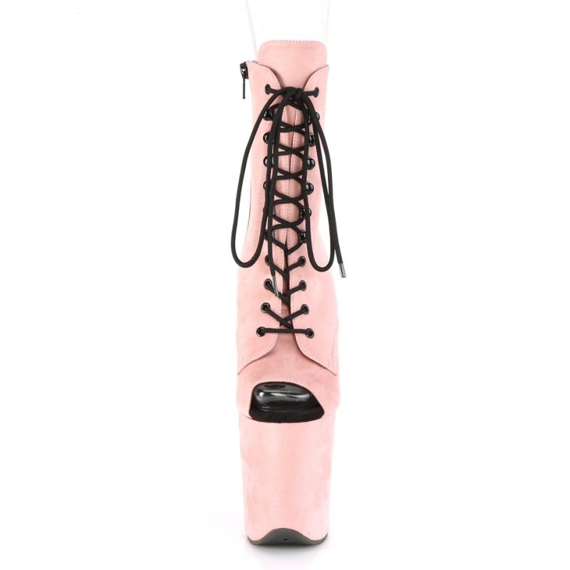 Pleaser Flamingo-1021FS Women's Heels Boots Pink | NZ EUNWFC