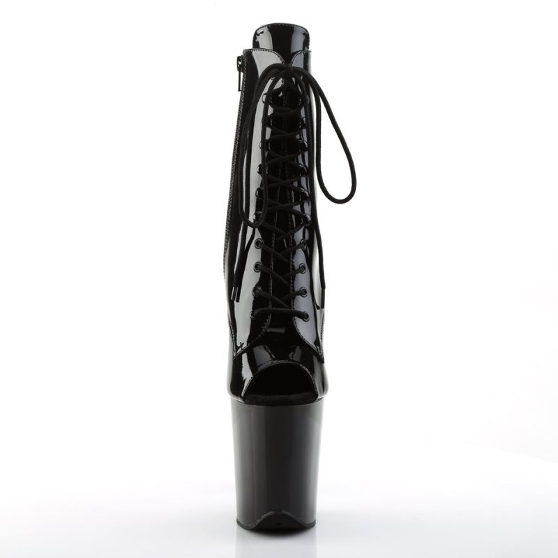 Pleaser Flamingo-1021 Women's Heels Boots Black | NZ MDBCWO