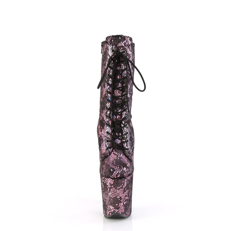 Pleaser Flamingo-1040SPF Women's Heels Boots Pink | NZ WAXFOU