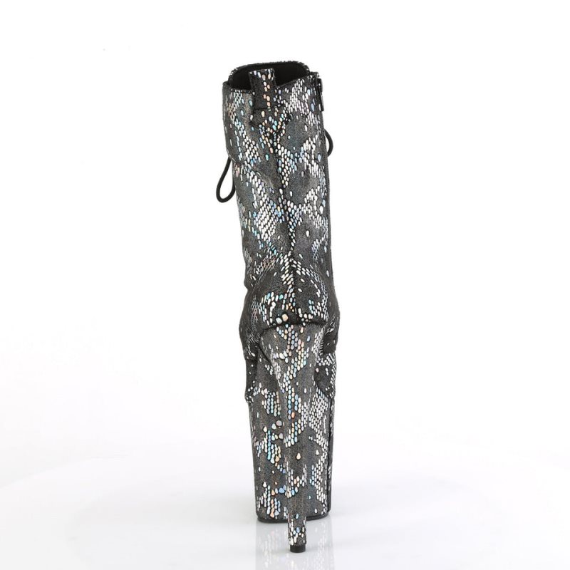 Pleaser Flamingo-1040SPF Women's Heels Boots Silver | NZ LVXCGP
