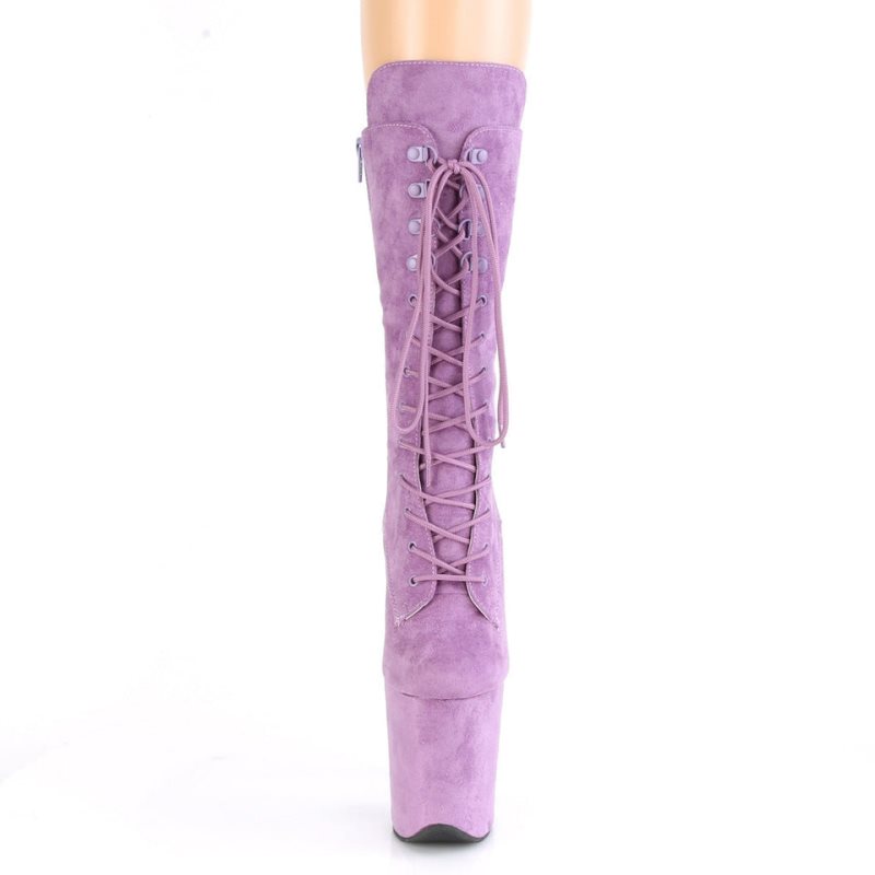Pleaser Flamingo-1050FS Women's Heels Boots Purple | NZ JRXUTL