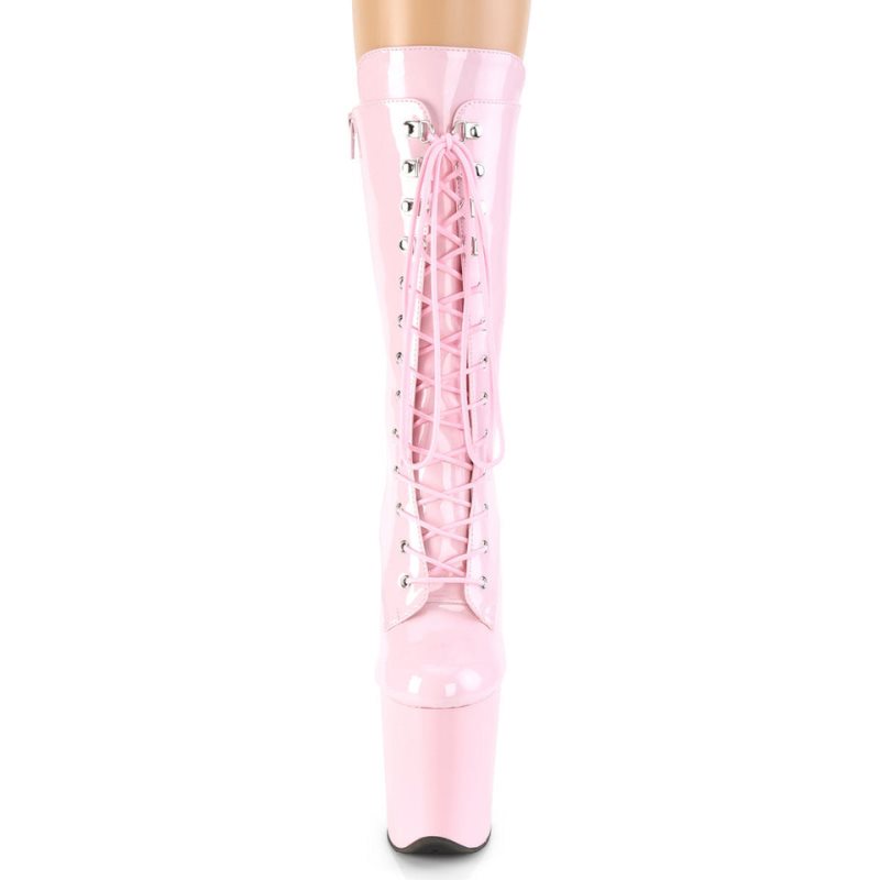 Pleaser Flamingo-1050 Women's Heels Boots Pink | NZ MNGDAT