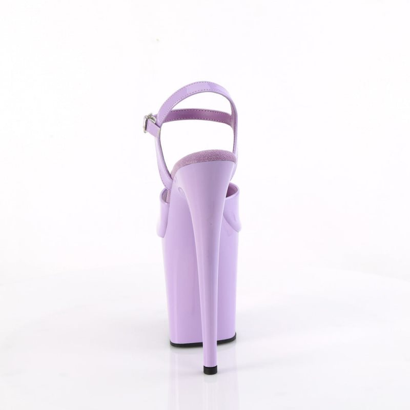 Pleaser Flamingo-809 Women's Platform Heels Sandals Lavender | NZ NDQYHM