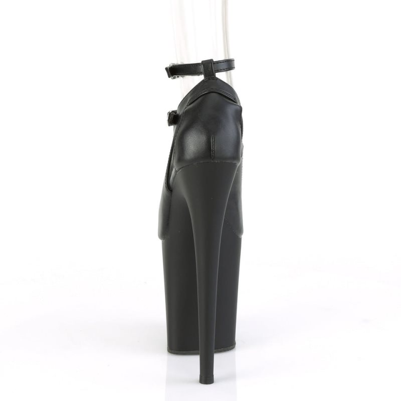 Pleaser Flamingo-850 Vegan Leather Women's Pumps Black | NZ VUPASH