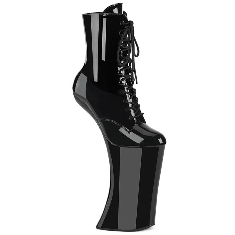 Pleaser Forbidden-1020 Women\'s Heels Boots Black | NZ CFTBHQ