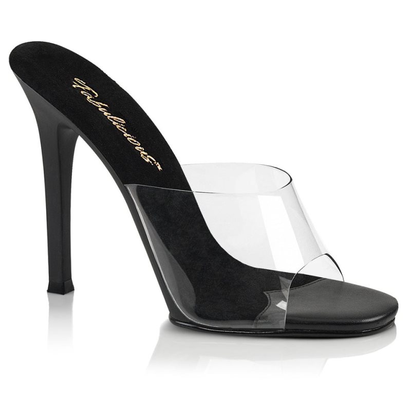 Pleaser Gala-01 Women\'s Slides Black | NZ XNGDIY