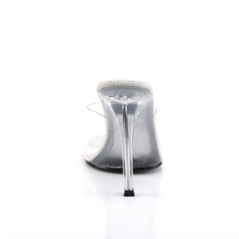 Pleaser Gala-01 Women's Slides Clear | NZ UYHJTA