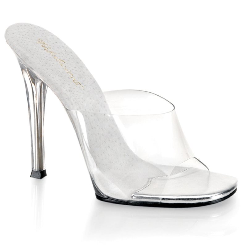 Pleaser Gala-01 Women\'s Slides Clear | NZ UYHJTA