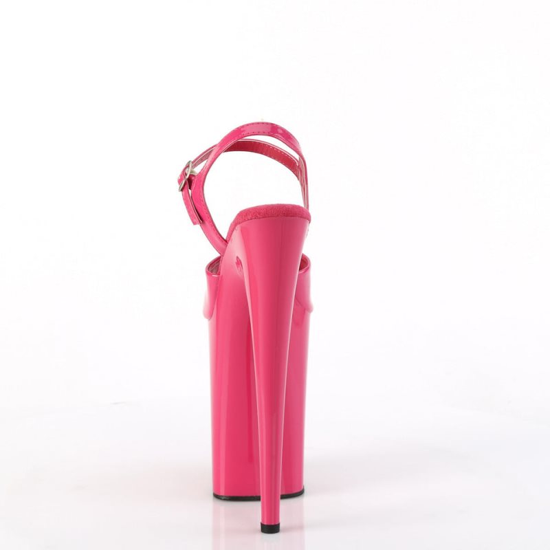 Pleaser Infinity-909 Women's Platform Heels Sandals Pink | NZ VRBNPX