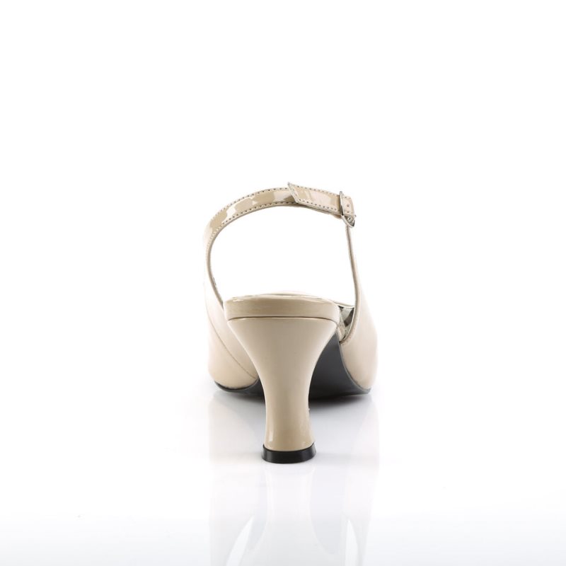 Pleaser Jenna-02 Women's Pumps Beige | NZ NXGWZK