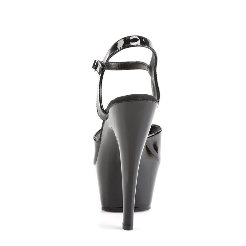 Pleaser Juliet-209 Women's Platform Heels Sandals Black | NZ IBCROK