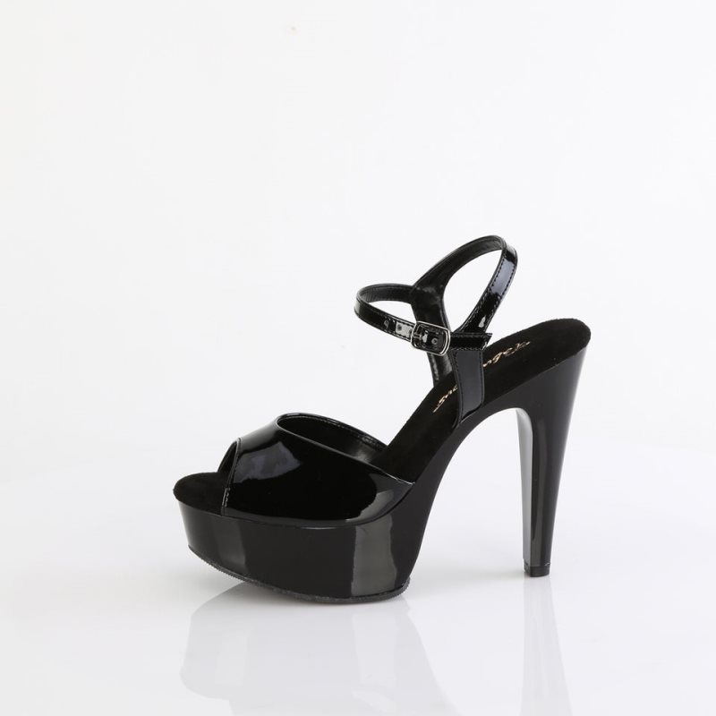 Pleaser Martini-509 Women's Platform Heels Sandals Black | NZ WSNXHI