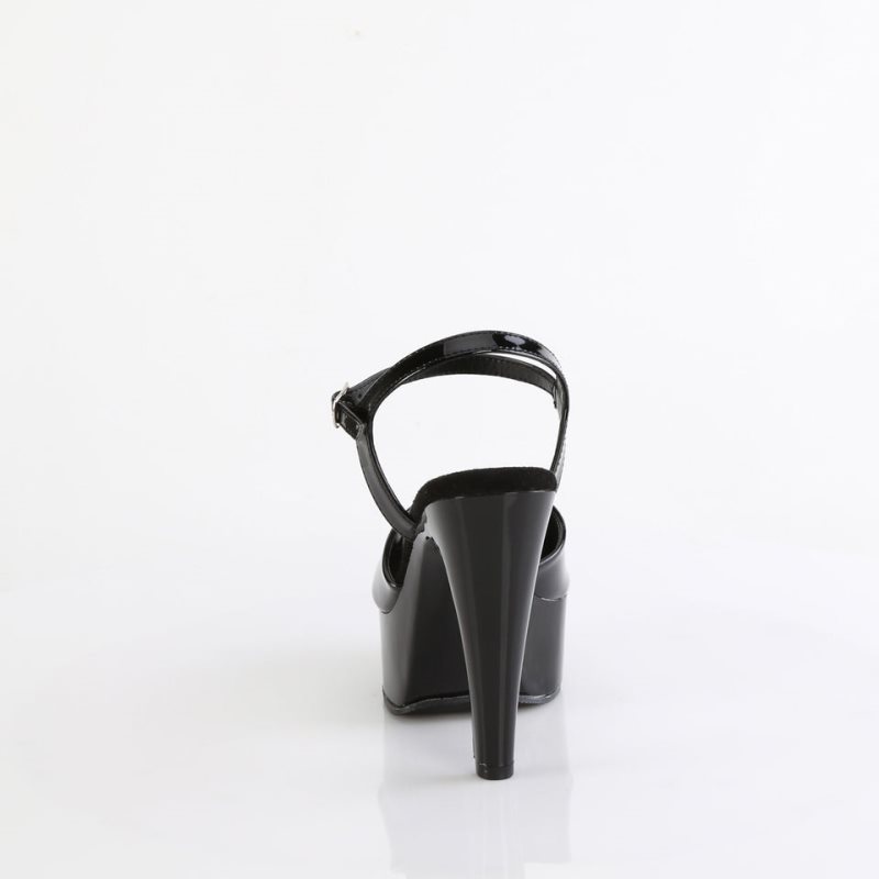 Pleaser Martini-509 Women's Platform Heels Sandals Black | NZ WSNXHI