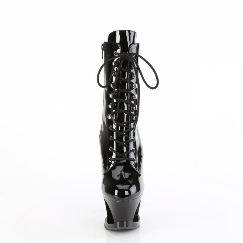 Pleaser Moon-1020SK Women's Heels Boots Black | NZ RHUMZS