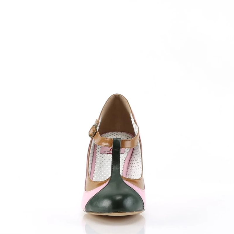Pleaser Peach-03 Women's Pumps Pink | NZ WOJZLB