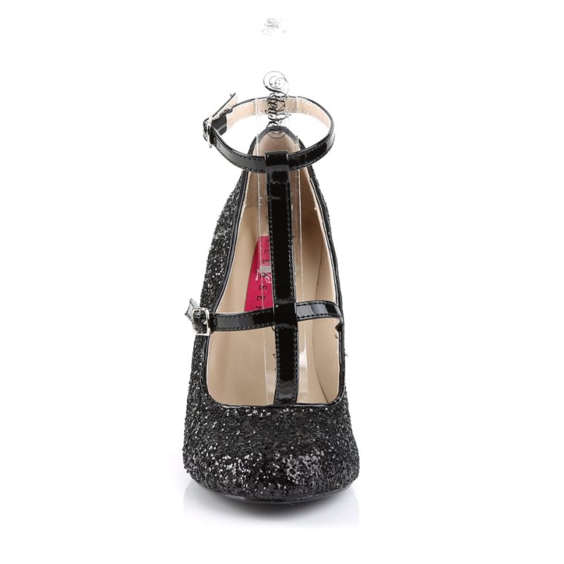 Pleaser Queen-01 Women's Pumps Black | NZ BXWJOR