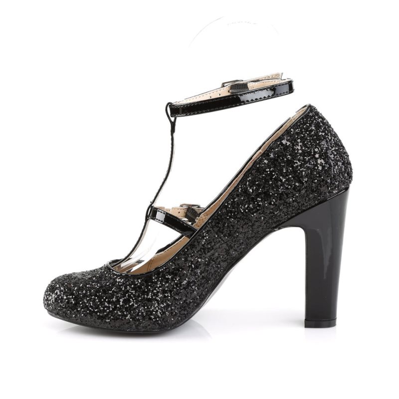 Pleaser Queen-01 Women's Pumps Black | NZ BXWJOR