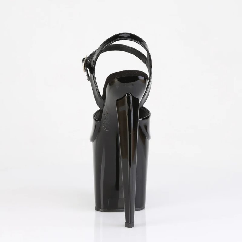 Pleaser Razzle-809 Women's Platform Heels Sandals Black | NZ EXBPYU