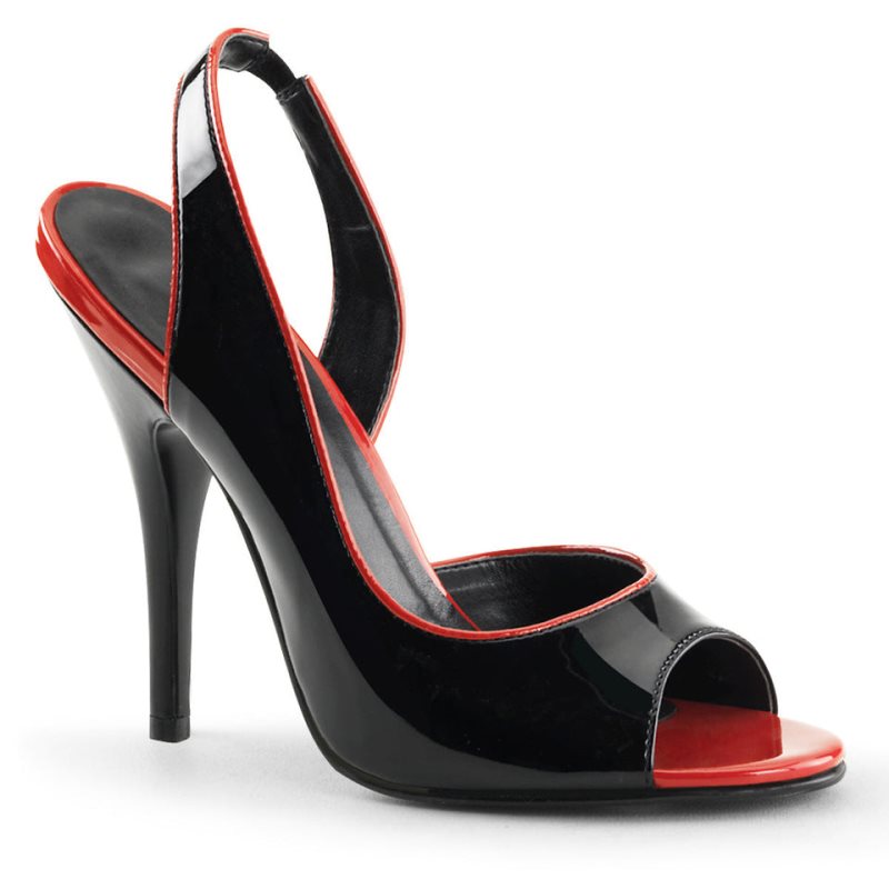 Pleaser Seduce-117 Women\'s Heels Sandals Red | NZ WOGQSY
