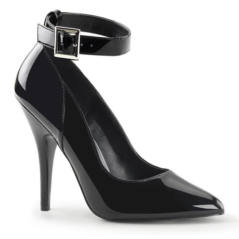 Pleaser Seduce-431 Women\'s Pumps Black | NZ XHOCEF