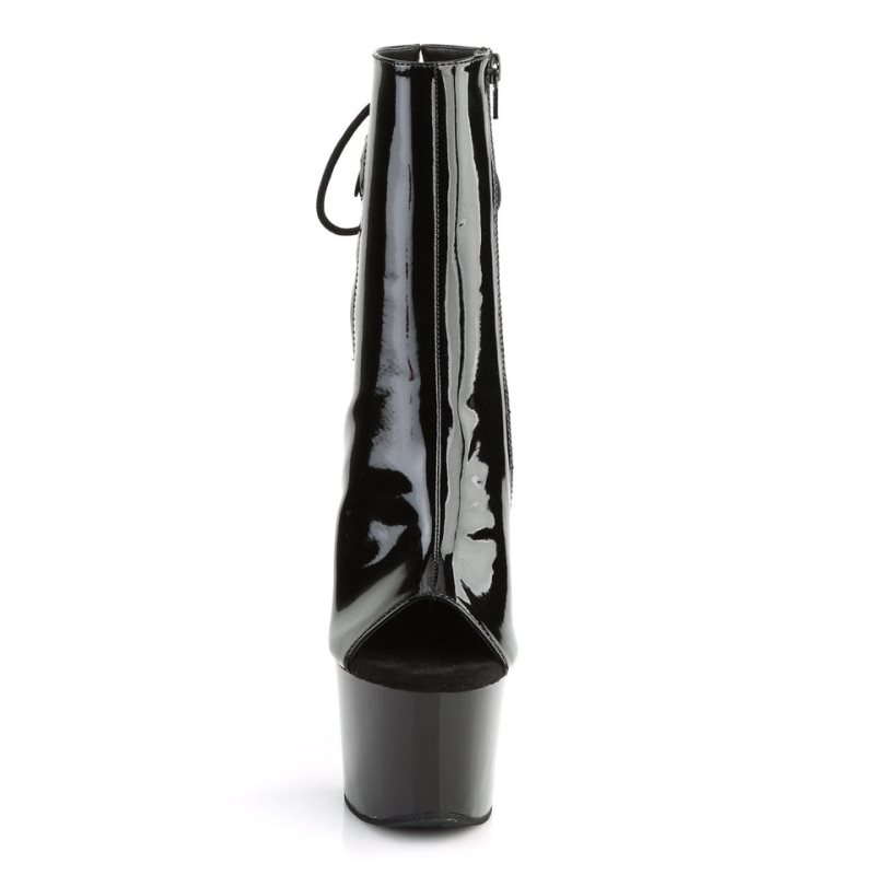 Pleaser Sky-1018 Women's Heels Boots Black | NZ WRNPZO