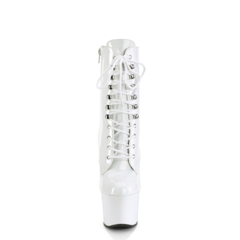 Pleaser Sky-1020 Women's Heels Boots White | NZ AWRVDY