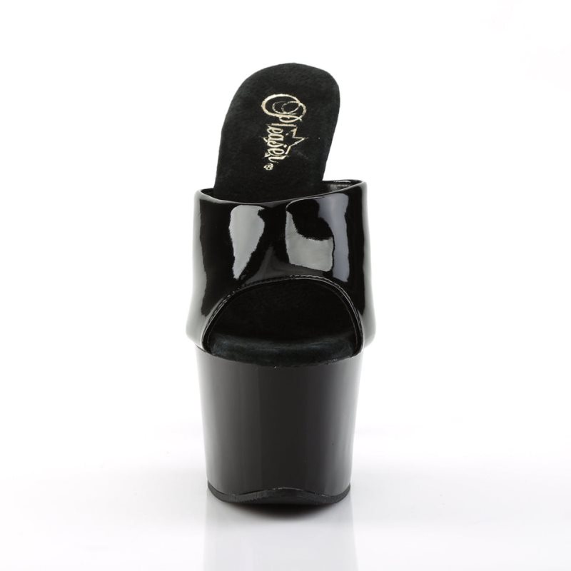 Pleaser Sky-301 Women's Platform Slides Black | NZ MNCLXZ