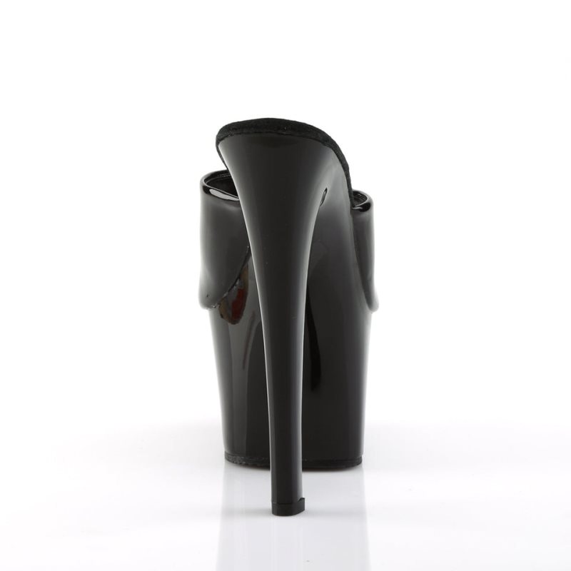 Pleaser Sky-301 Women's Platform Slides Black | NZ MNCLXZ