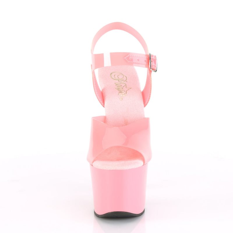 Pleaser Sky-308N Women's Platform Heels Sandals Pink | NZ BAMCZT