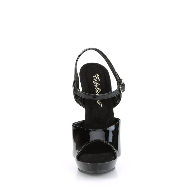 Pleaser Sultry-609 Women's Platform Heels Sandals Black | NZ LCHWUM