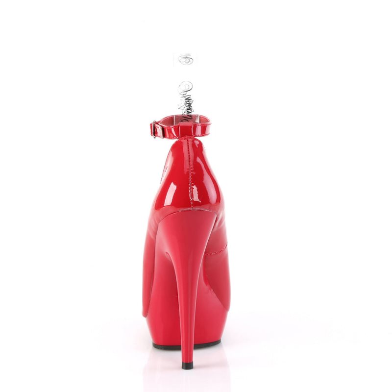 Pleaser Sultry-686 Women's Pumps Red | NZ IOYVSH