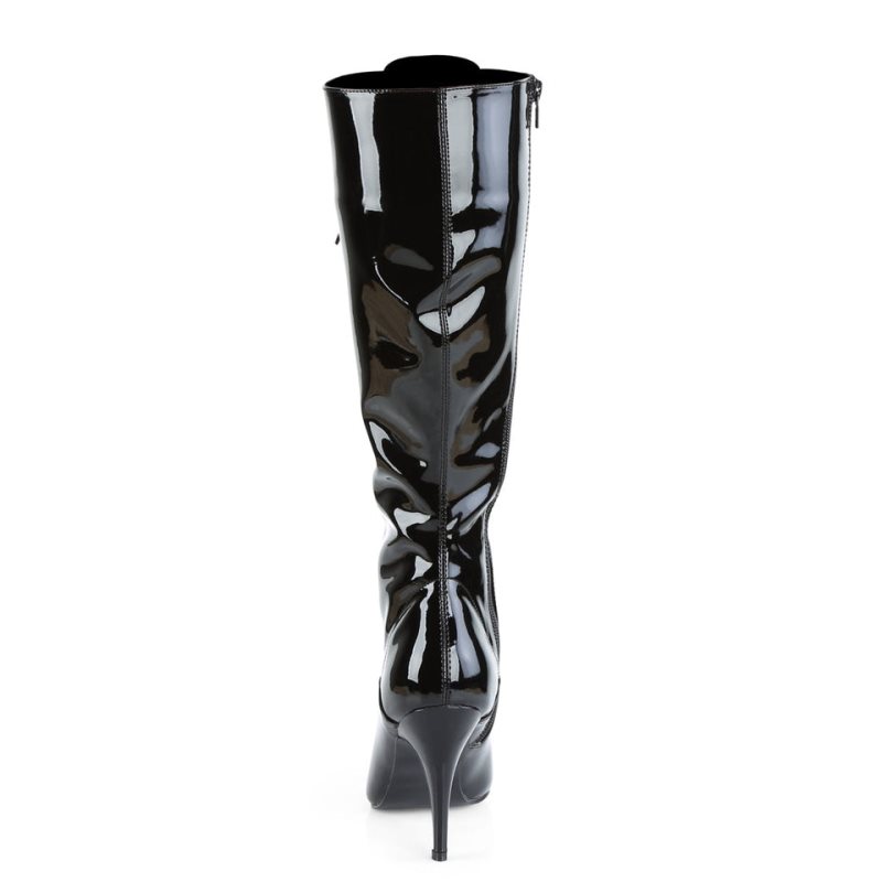Pleaser Vanity-2020 Women's Knee-high Boots Black | NZ CZSAQV