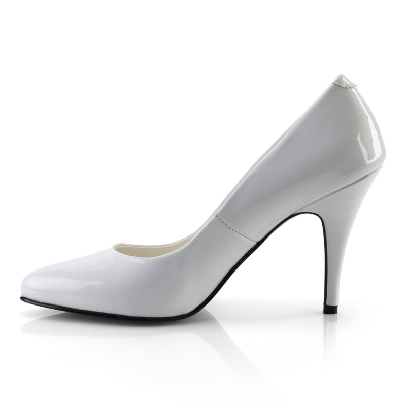 Pleaser Vanity-420 Women's Pumps White | NZ FXEALK