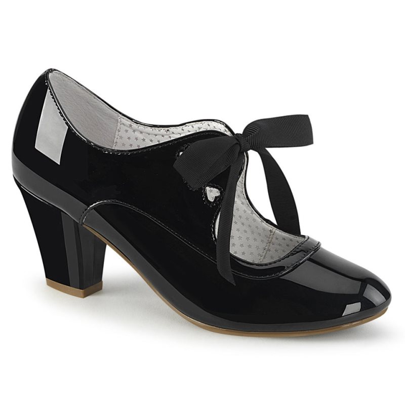 Pleaser Wiggle-32 Women\'s Pumps Black | NZ GRKTSY