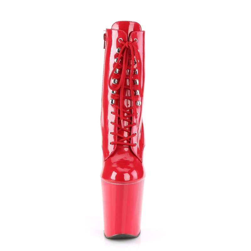 Pleaser Xtreme-1020 Women's Heels Boots Red | NZ PCRIEN