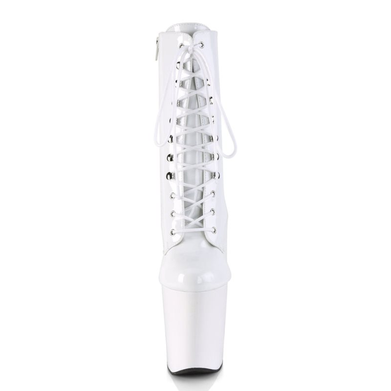 Pleaser Xtreme-1020 Women's Heels Boots White | NZ HVBJOP